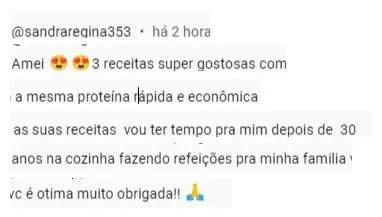 Print: 3 receitas gostosas com a mesma proteína, vou ter tempo pra mim